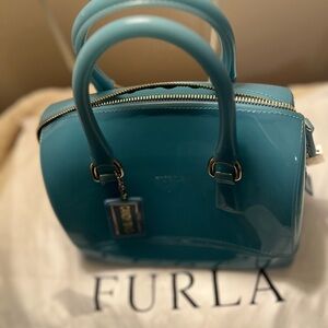Furla Teal Satchel Bag